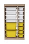 Hanah Home Montana Xs 2D4N8U - Blanco Sonomo y Amarillo